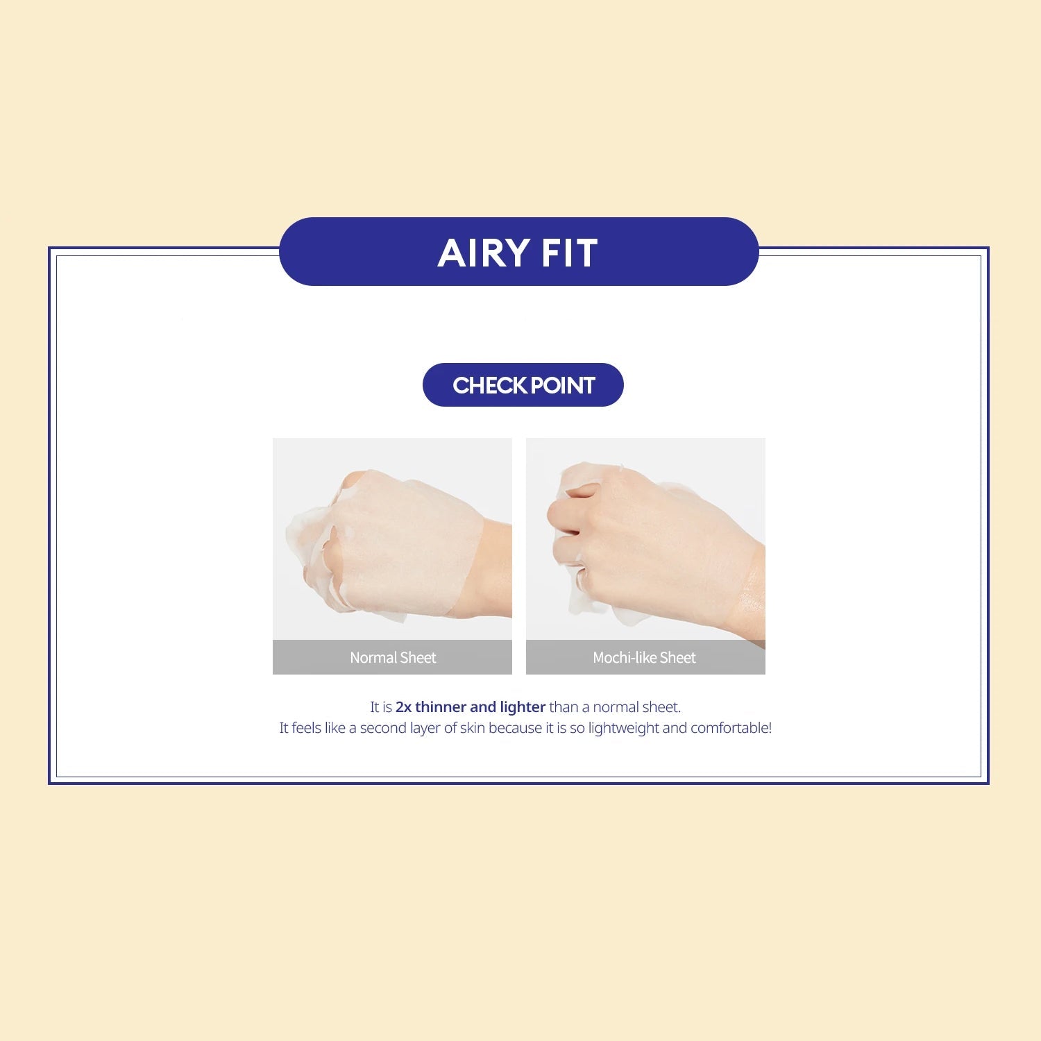 Airy Fit Sheet Mask (Pomegranate) 20 PK
