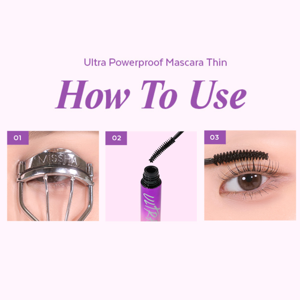 Ultra Powerproof Thin Mascara [Curling & Lengthening]